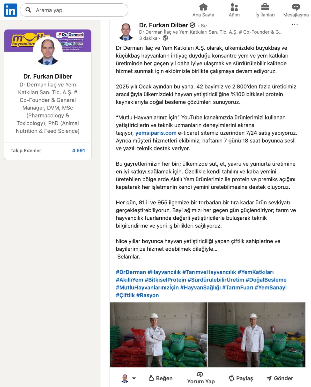 Dr Derman İlaç ve Yem Katkıları San. Tic. A.Ş.
